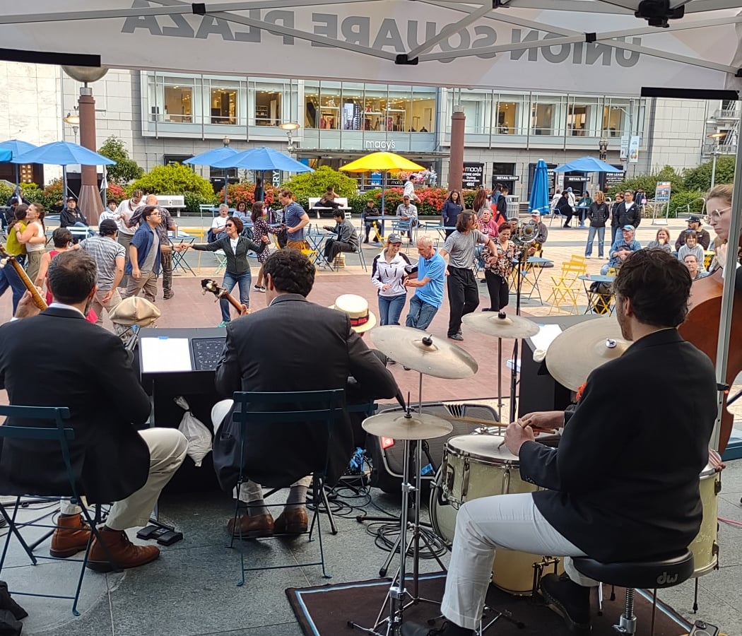 "Union Square Dances" Outdoor Friday Night Dance Party 1